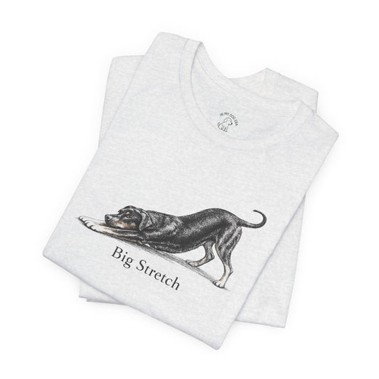 Big Stretch Doberman (Natural Ears & Tail) T-Shirt