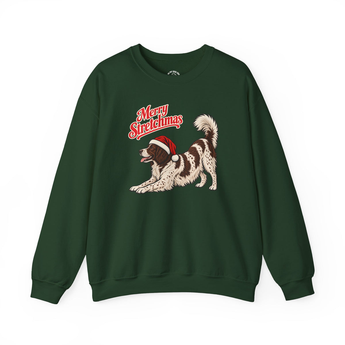 Drentse Patrijshond Christmas Sweatshirt | Merry Stretchmas