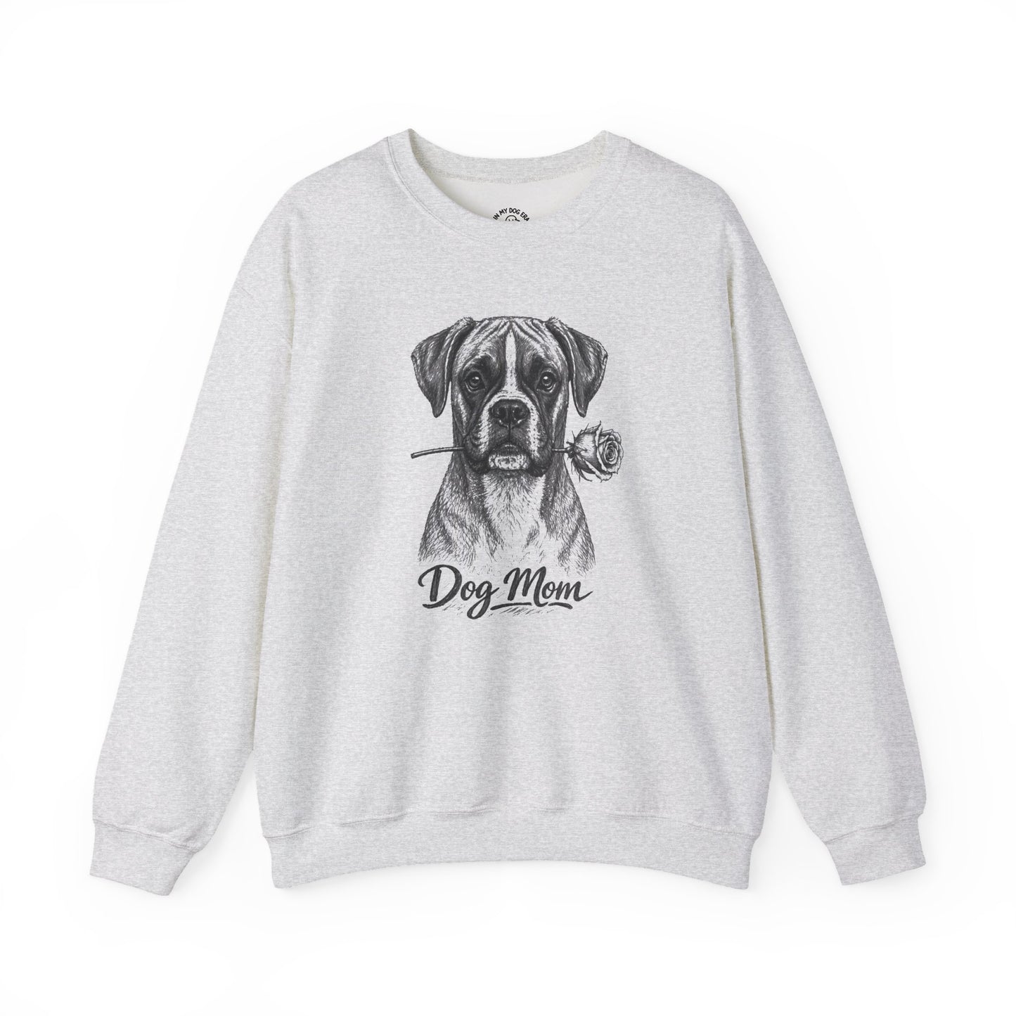 Boxer Dog Mom Sweatshirt (Rose Collection)