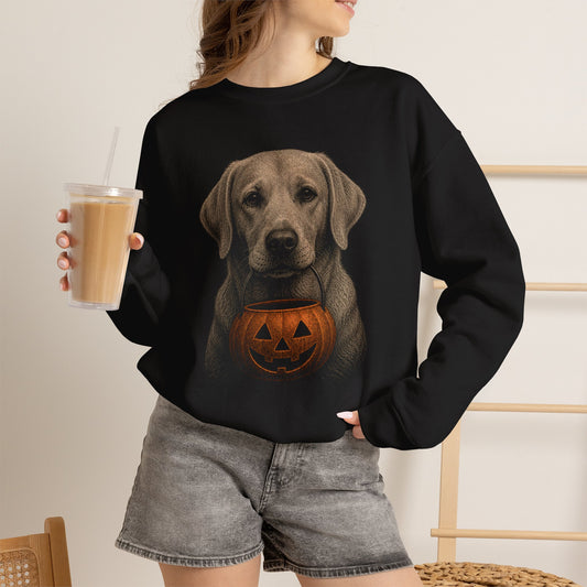 Yellow Labrador Retriever Halloween Sweatshirt – Boop or Treat