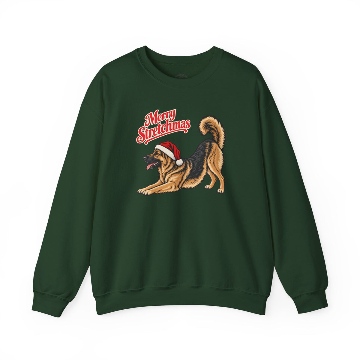 German Shepherd Christmas Sweatshirt | Merry Stretchmas