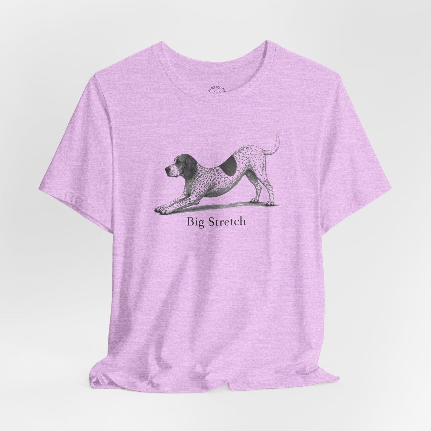 Big Stretch American English Coonhound T-Shirt (Red Tick Coonhound)