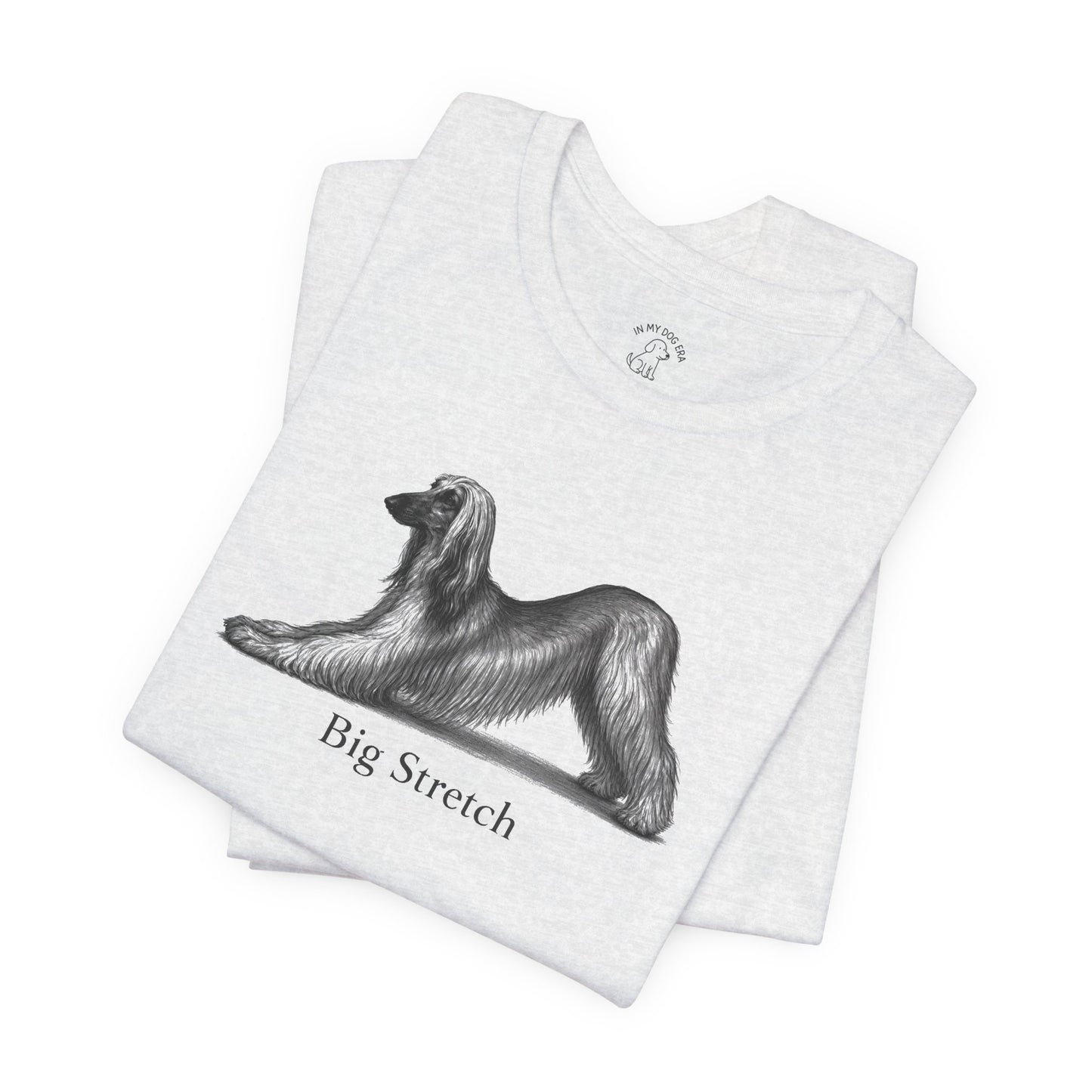 Big Stretch Afghan Hound T-Shirt