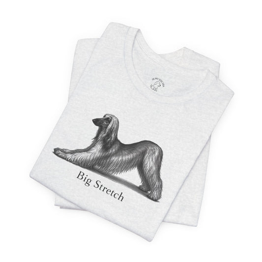 Big Stretch Afghan Hound T-Shirt