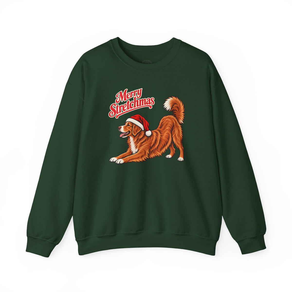 Nova Scotia Duck Tolling Retriever Christmas Sweatshirt | Merry Stretchmas