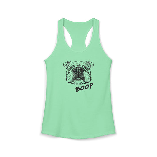 BOOP Classic - English Bulldog - Women's Racerback Tanktop