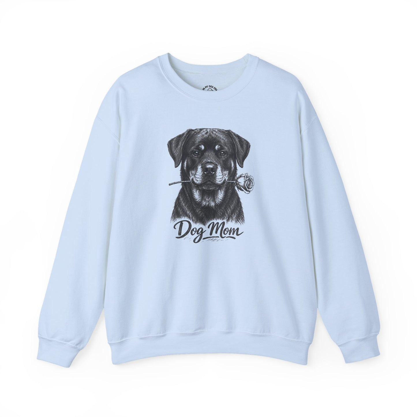 Rottweiler Dog Mom Sweatshirt (Rose Collection)
