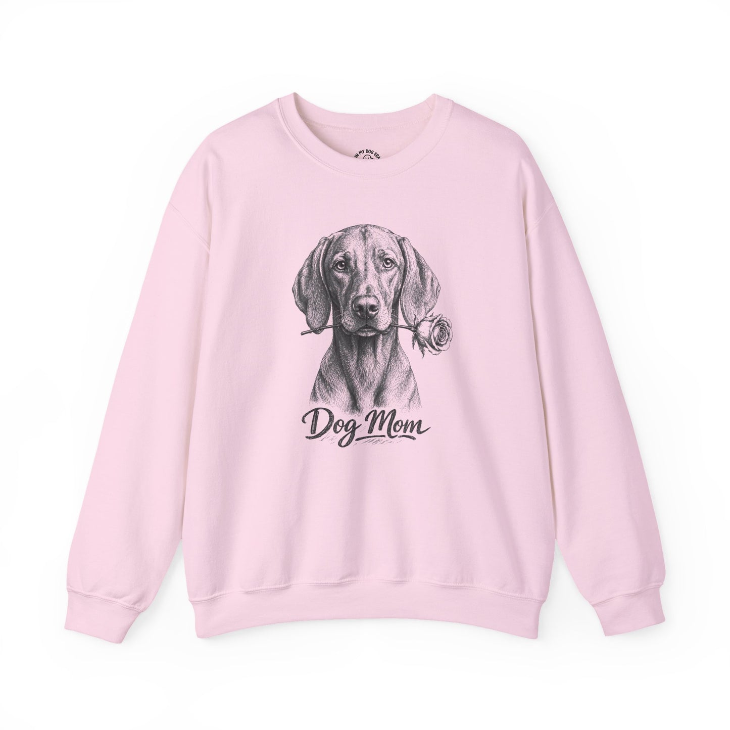 Vizsla Dog Mom Sweatshirt (Rose Collection)