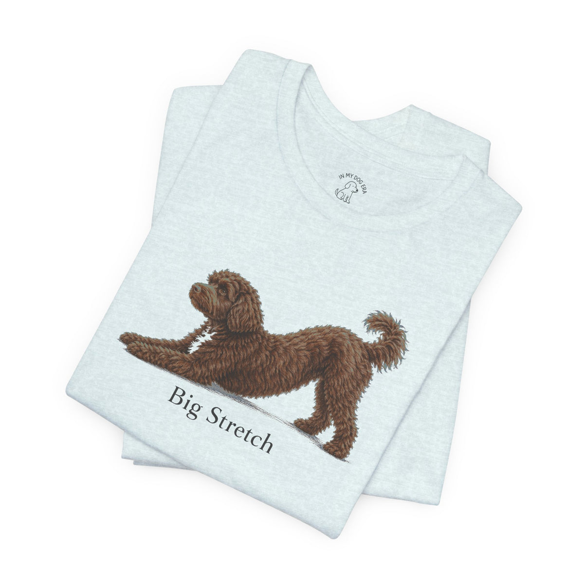 Big Stretch Portuguese Water Dog (Brown) T-Shirt