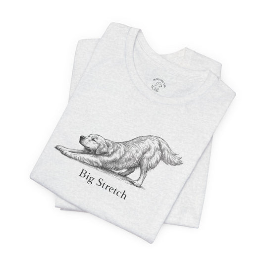 Big Stretch Golden Retriever T-Shirt