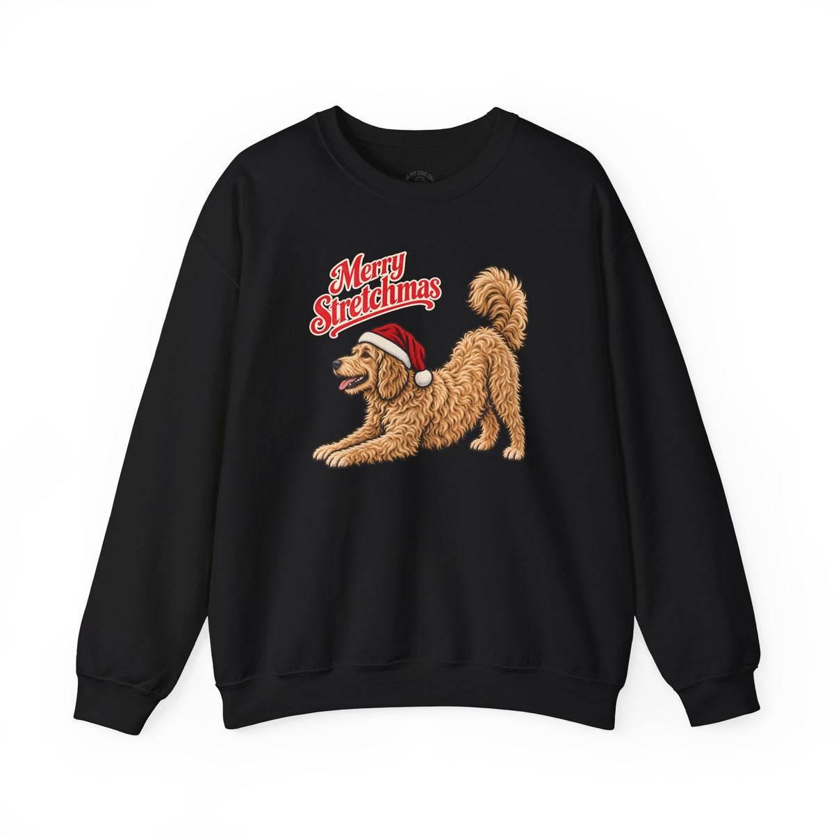 Goldendoodle Christmas Sweatshirt | Merry Stretchmas