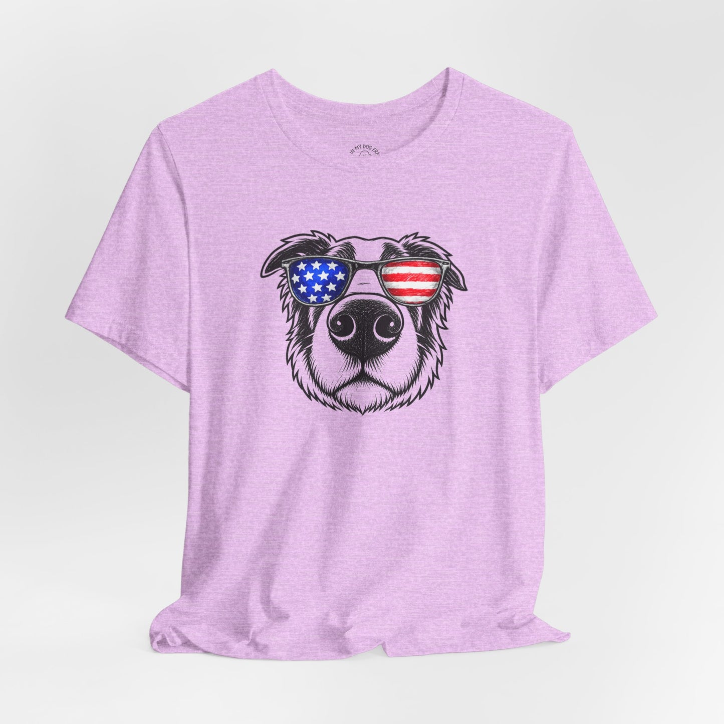 Red, White & BOOP Border Collie T-Shirt