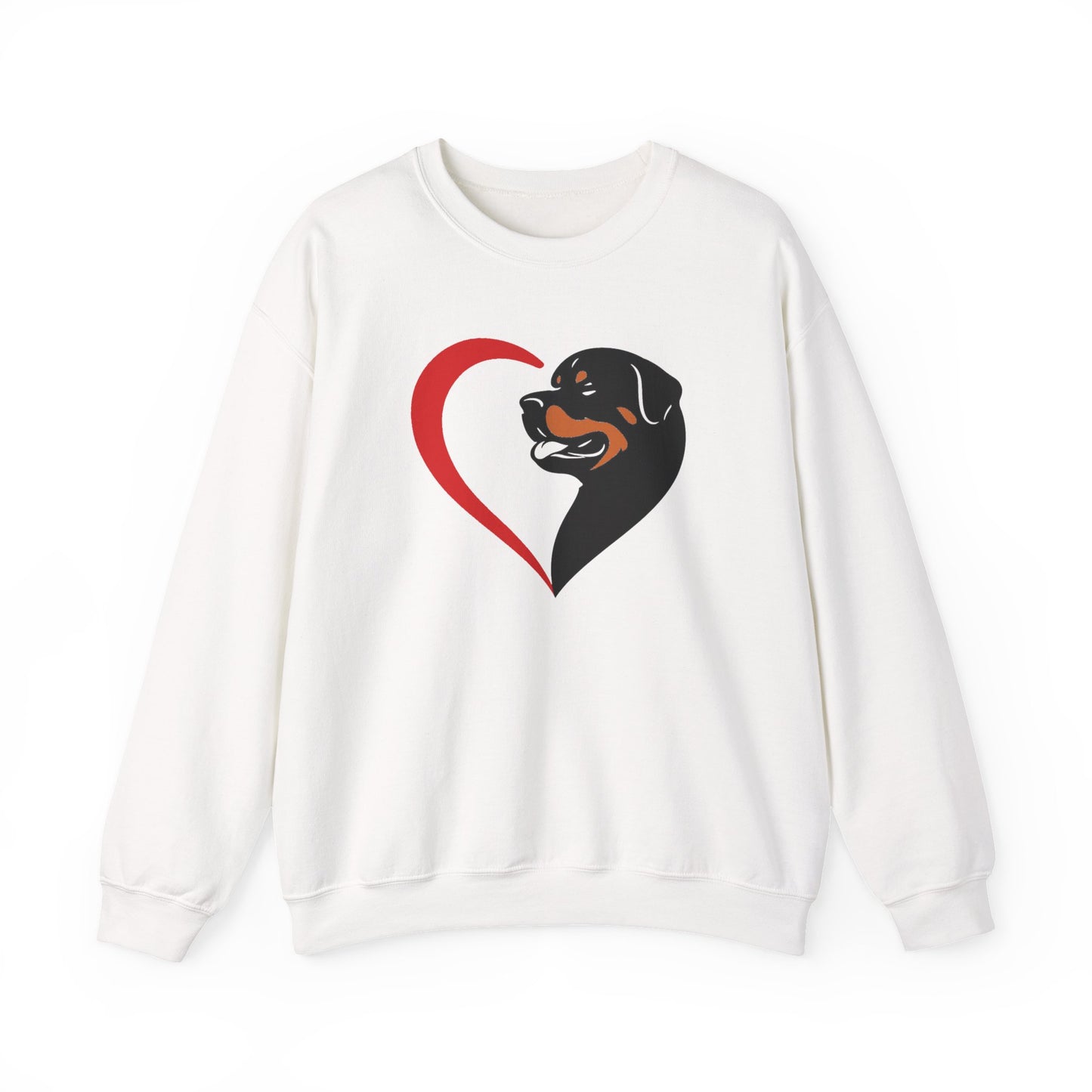 Rottweiler Heart Sweatshirt