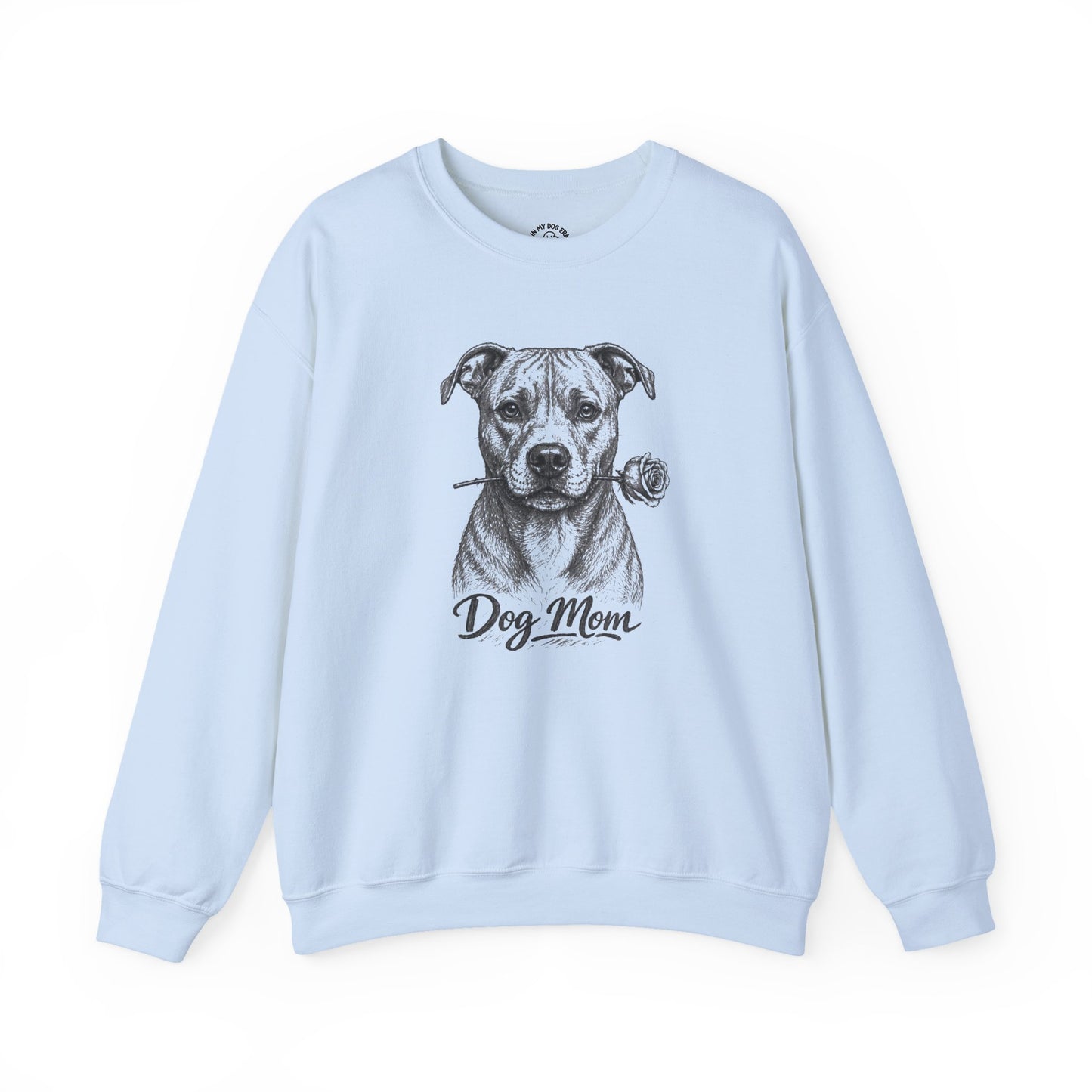 Pit Bull Dog Mom Sweatshirt (Rose Collection)