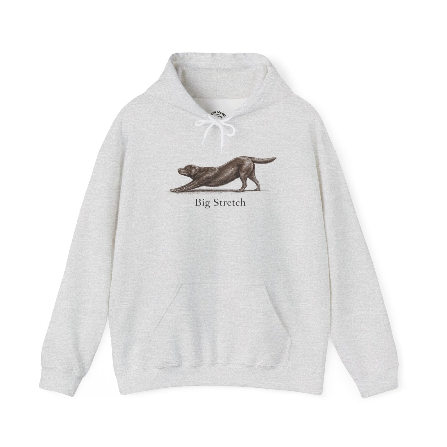 Big Stretch Chocolate Labrador Retriever - Hoodie