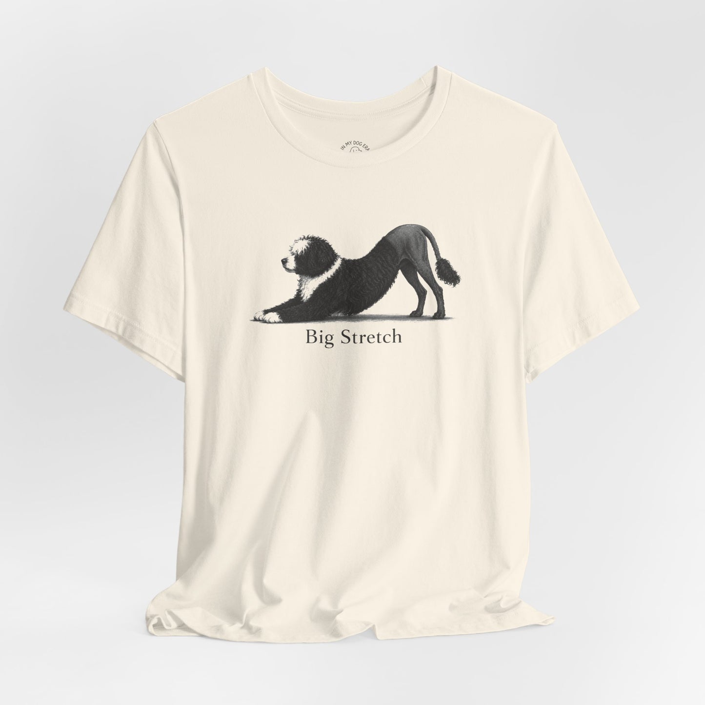 Big Stretch Portuguese Water Dog T-Shirt (Lion Cut)
