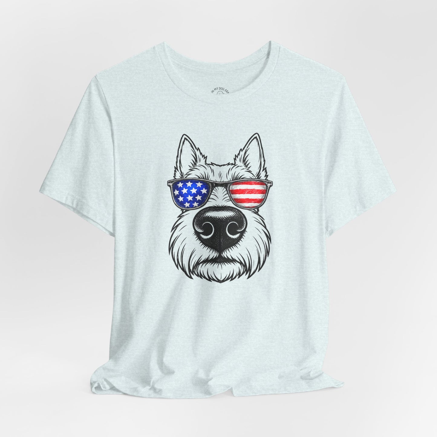 Red, White & BOOP Scottish Terrier T-Shirt
