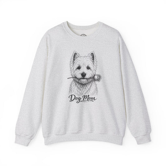 West Highland Terrier Dog Mom Sweatshirt (Rose Collection)
