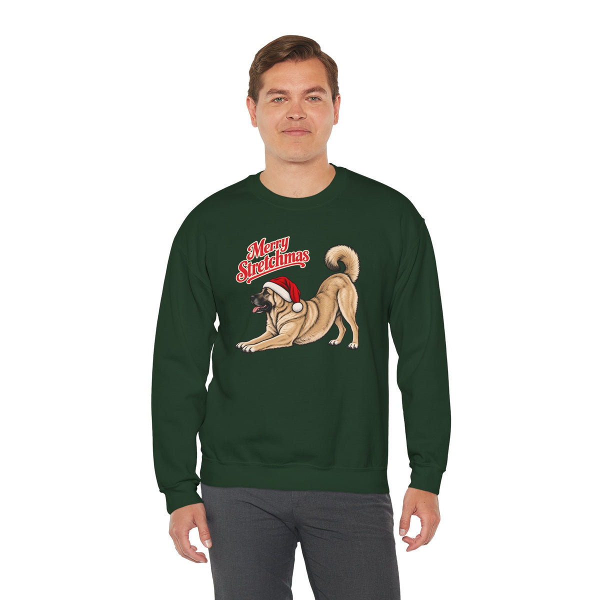 Anatolian Shepherd Christmas Sweatshirt | Merry Stretchmas