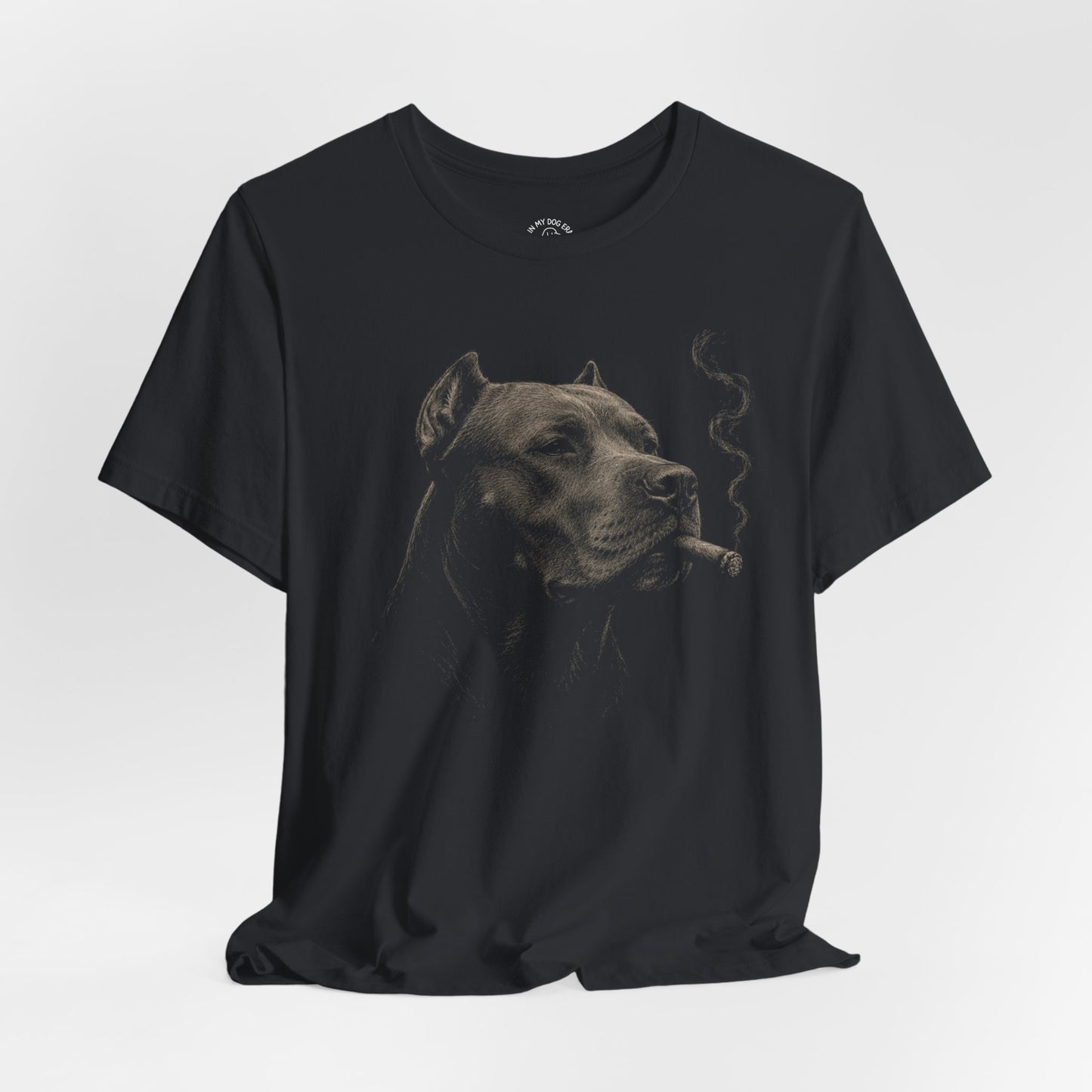 The Gentleman Pit Bull T-Shirt (Cropped Ears)