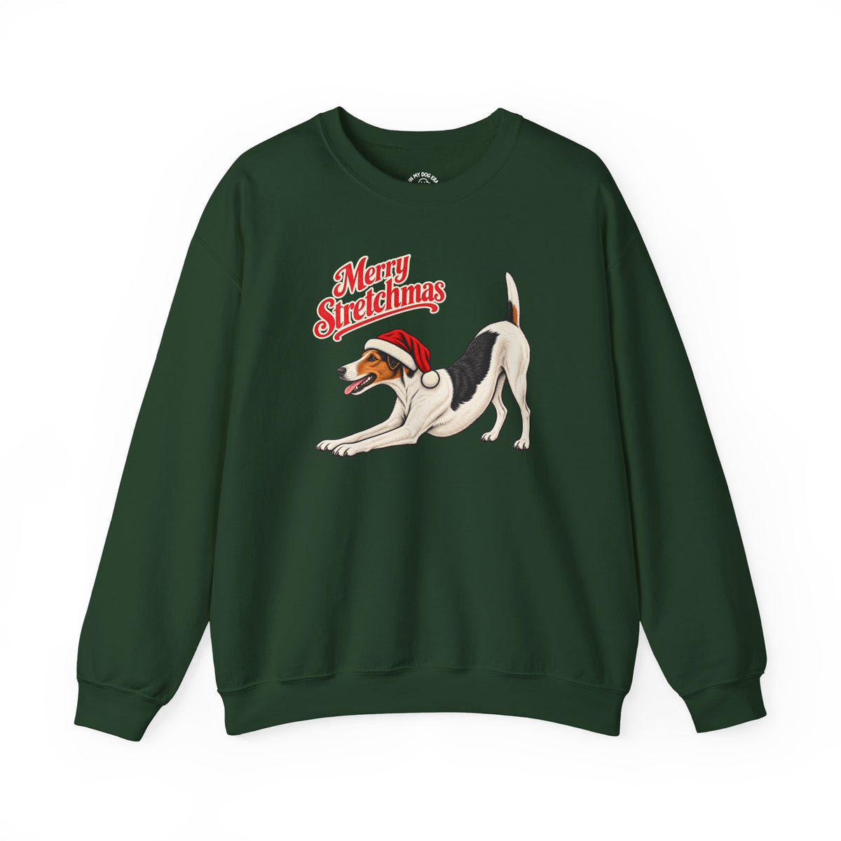 Smooth Fox Terrier Christmas Sweatshirt | Merry Stretchmas