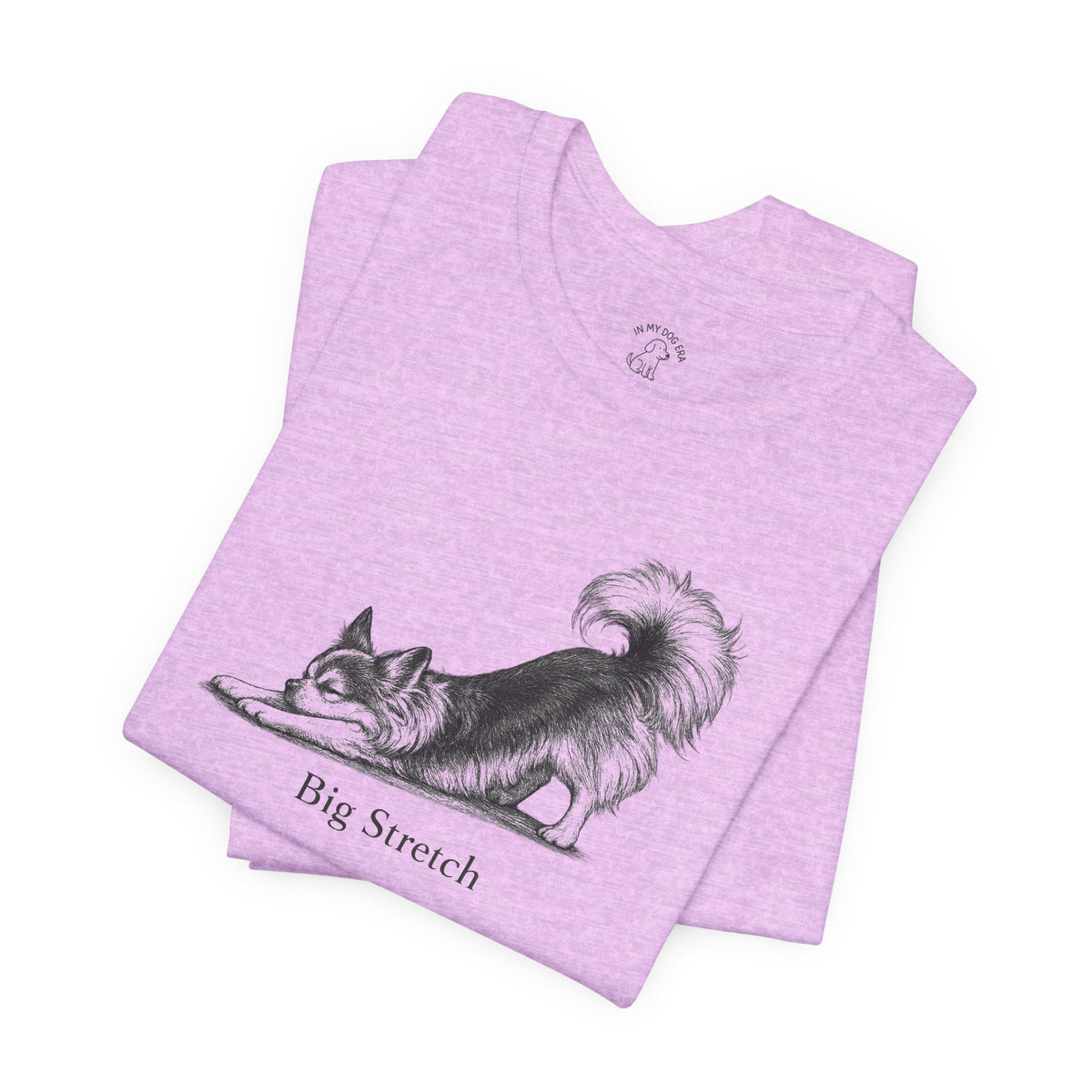 Big Stretch Long-Haired Chihuahua T-Shirt