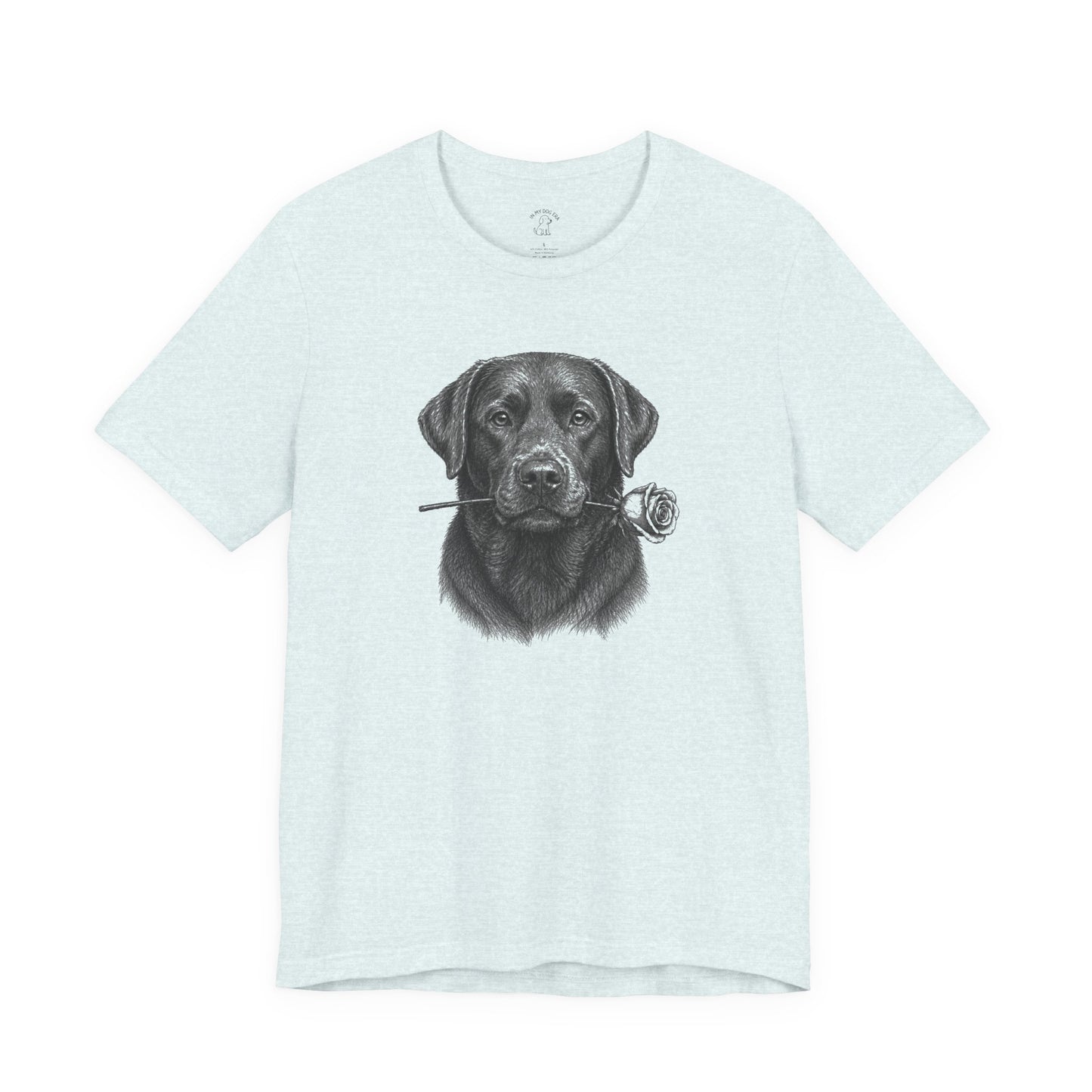 Chocolate Labrador Retriever Rose Collection T-Shirt