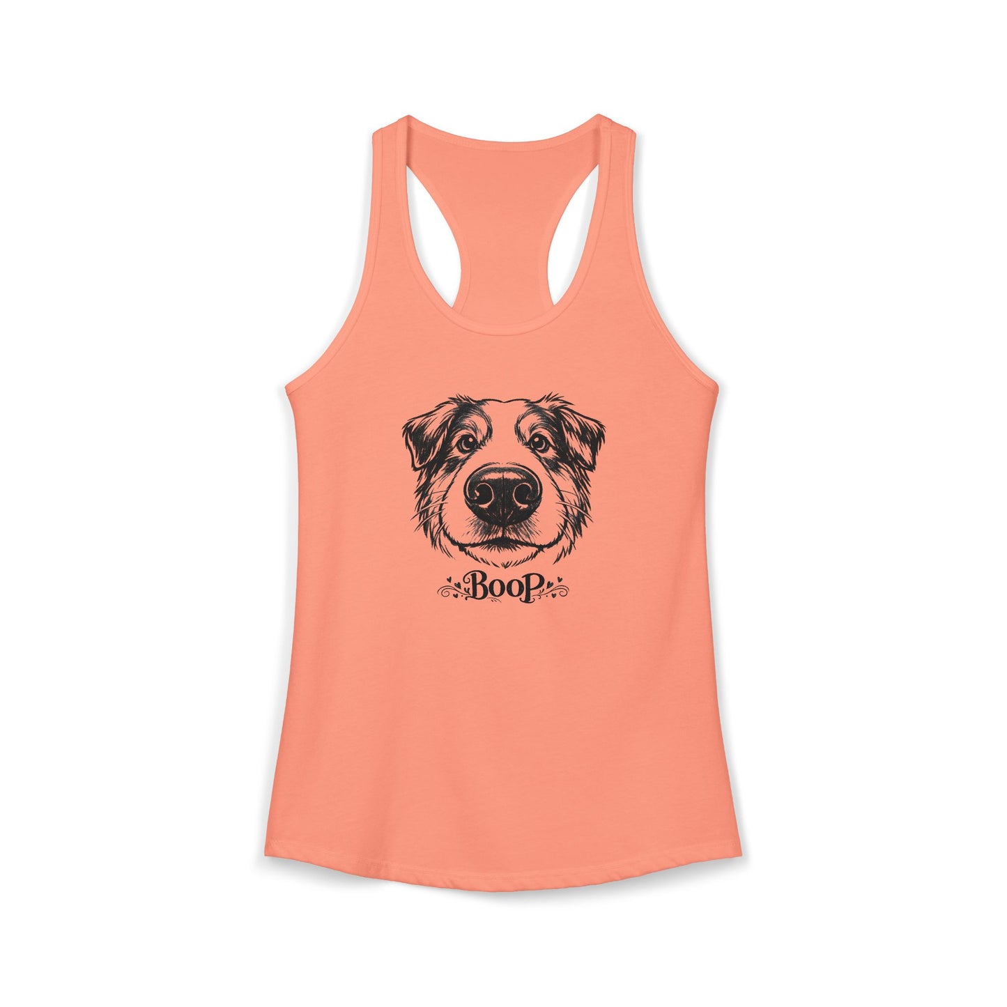BOOP Australian Shepherd - Women's Racerback Tanktop