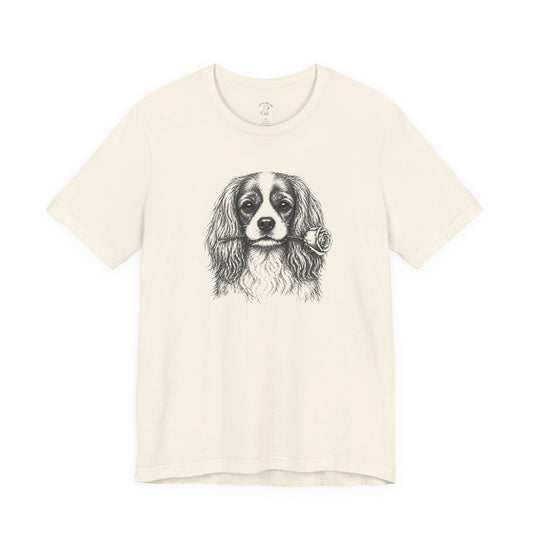Cavalier King Charles Spaniel Rose Collection T-Shirt