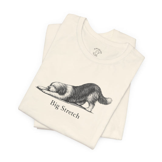Big Stretch Bearded Collie T-Shirt