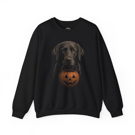 Chocolate Labrador Retriever Halloween Sweatshirt – Boop or Treat