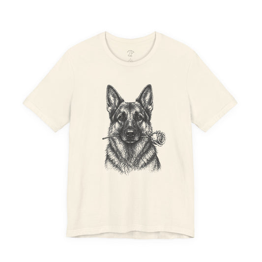 German Shepherd Rose Collection T-Shirt
