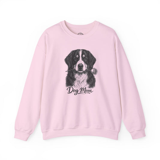 Bernese Mountain Dog Dog Mom Sweatshirt (Rose Collection)