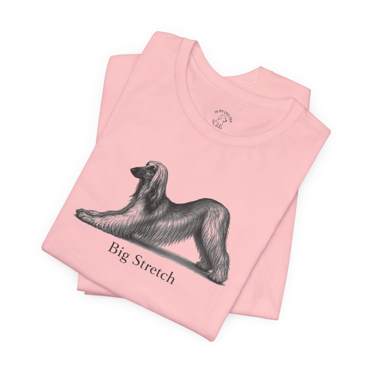 Big Stretch Afghan Hound T-Shirt