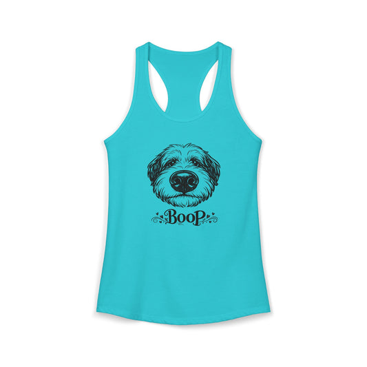 BOOP Bernedoodle - Women's Racerback Tanktop