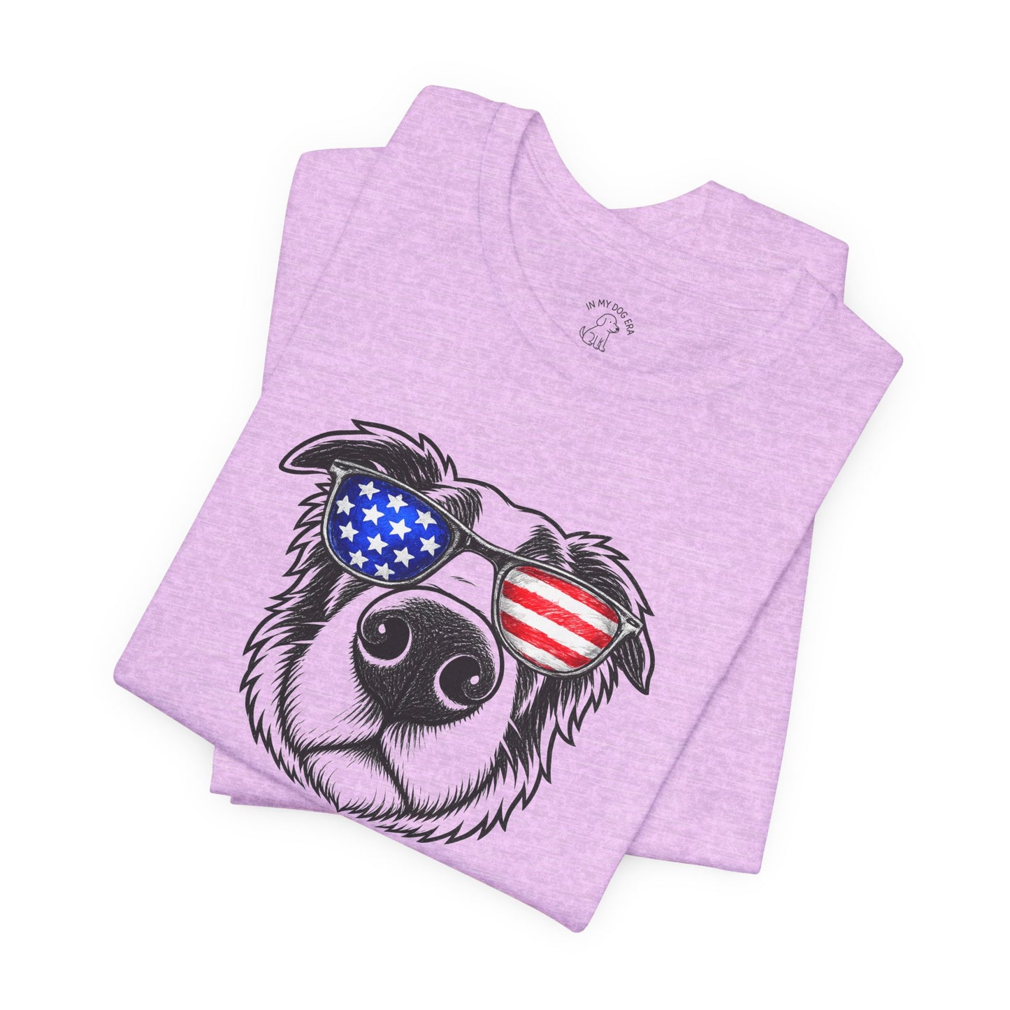 Red, White & BOOP Border Collie T-Shirt