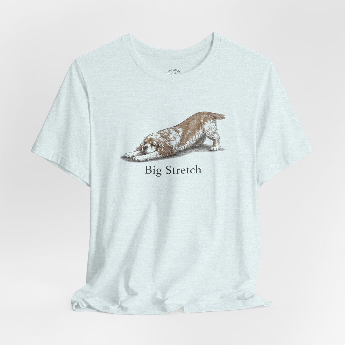 Big Stretch American Cocker Spaniel T-Shirt (Docked Tail)