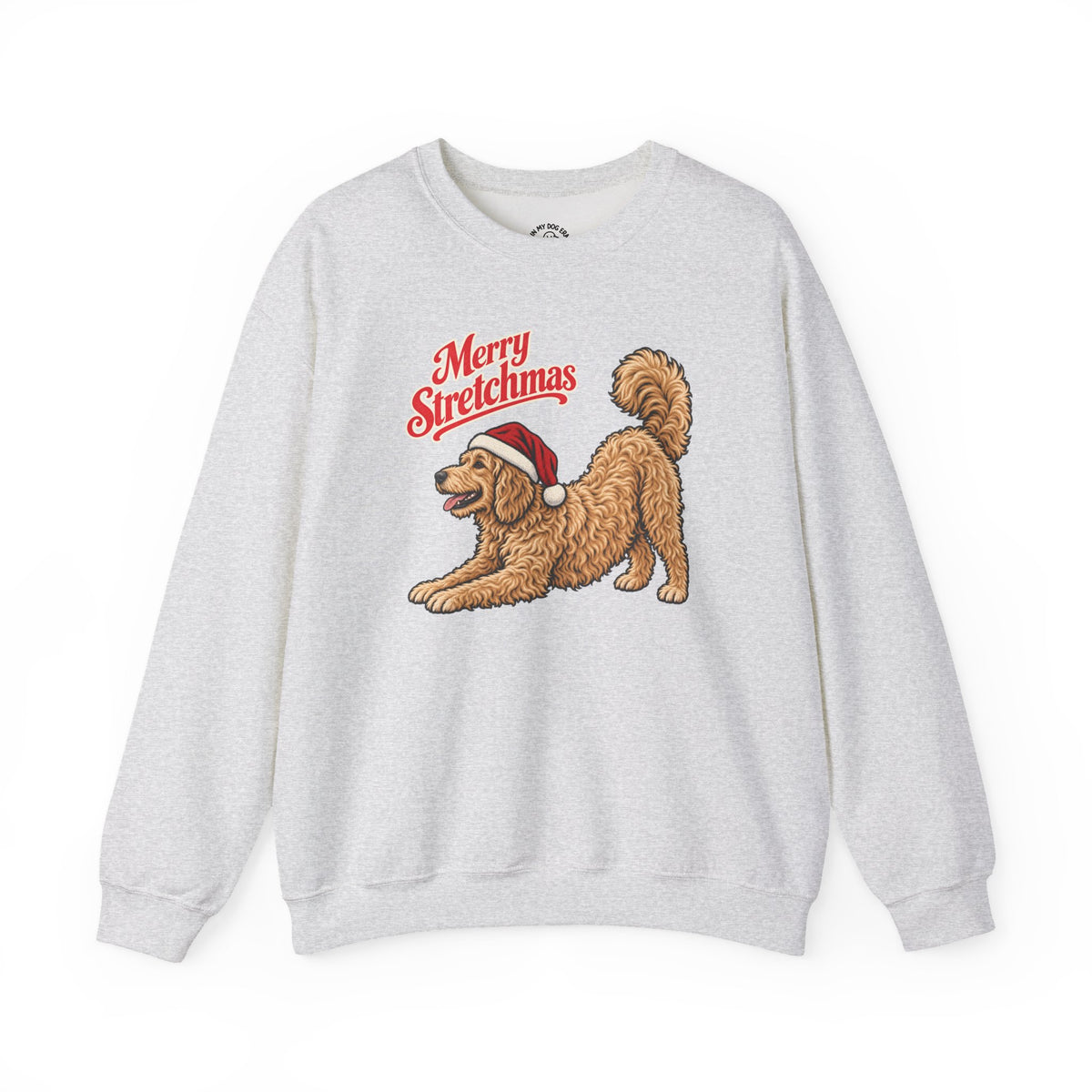 Goldendoodle Christmas Sweatshirt | Merry Stretchmas