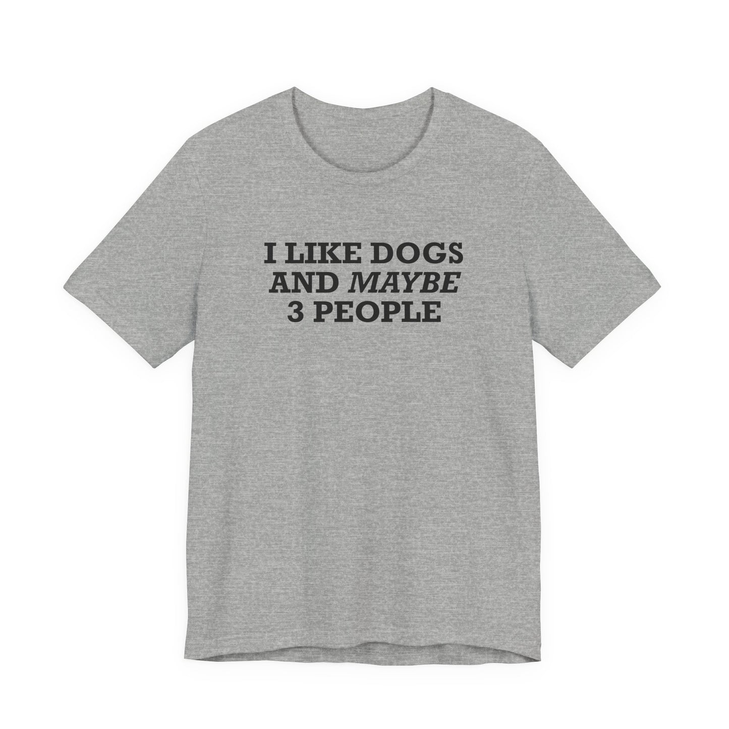 I Like Dogs And Maybe 3 People T-Shirt