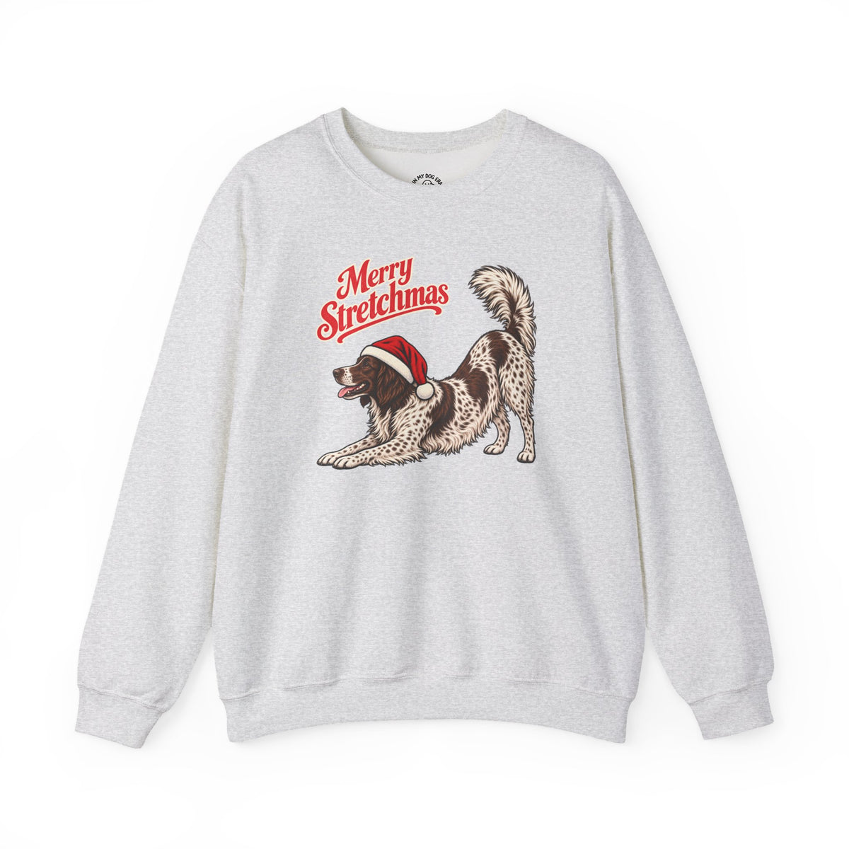 Small Munsterlander Christmas Sweatshirt | Merry Stretchmas
