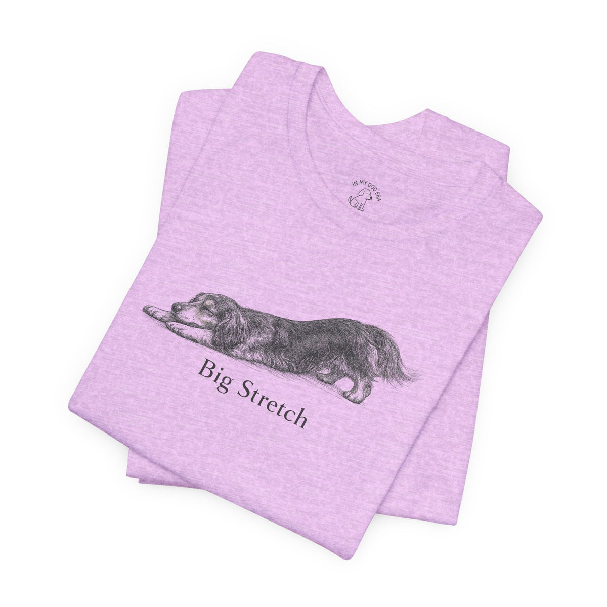 Big Stretch Long-Haired Dachshund T-Shirt