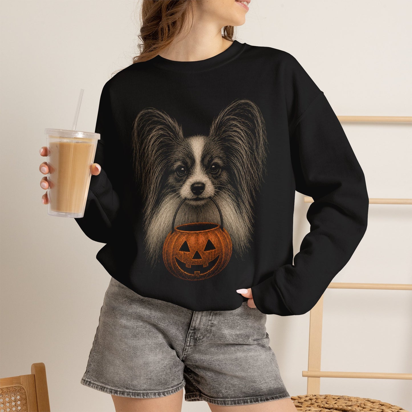 Papillon Halloween Sweatshirt – Boop or Treat