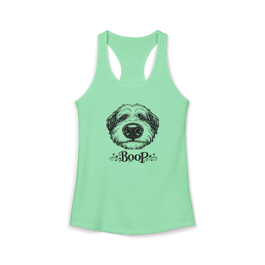 BOOP Bernedoodle - Women's Racerback Tanktop