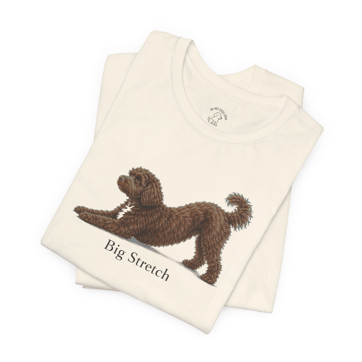 Big Stretch Portuguese Water Dog (Brown) T-Shirt