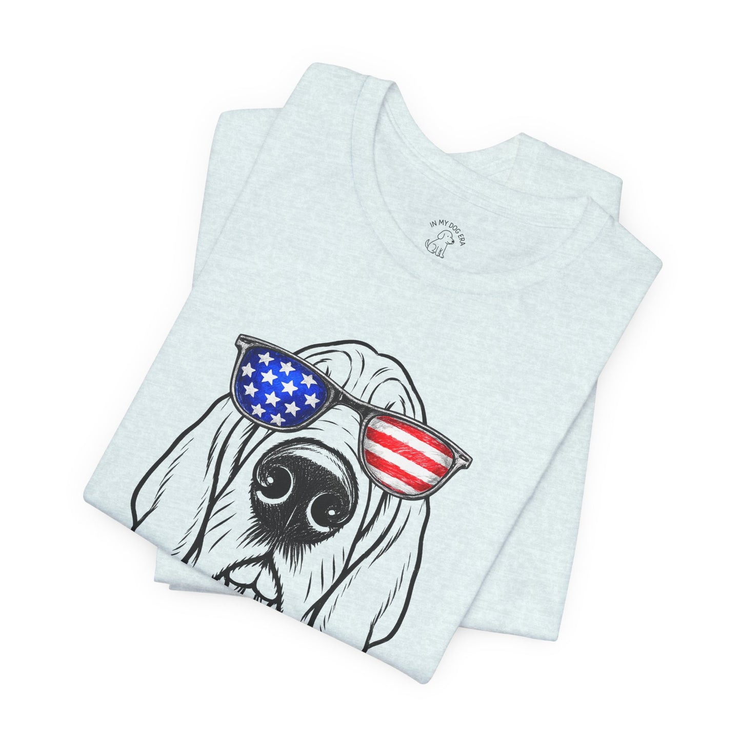 Red, White & BOOP Bloodhound T-Shirt