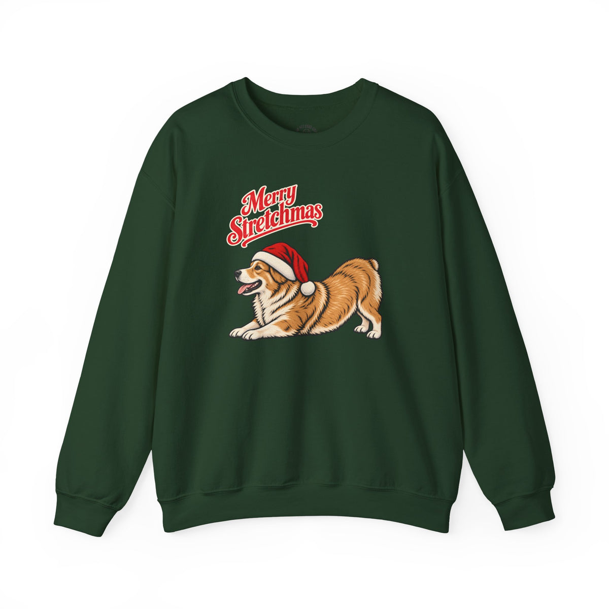 Corgi Christmas Sweatshirt | Merry Stretchmas