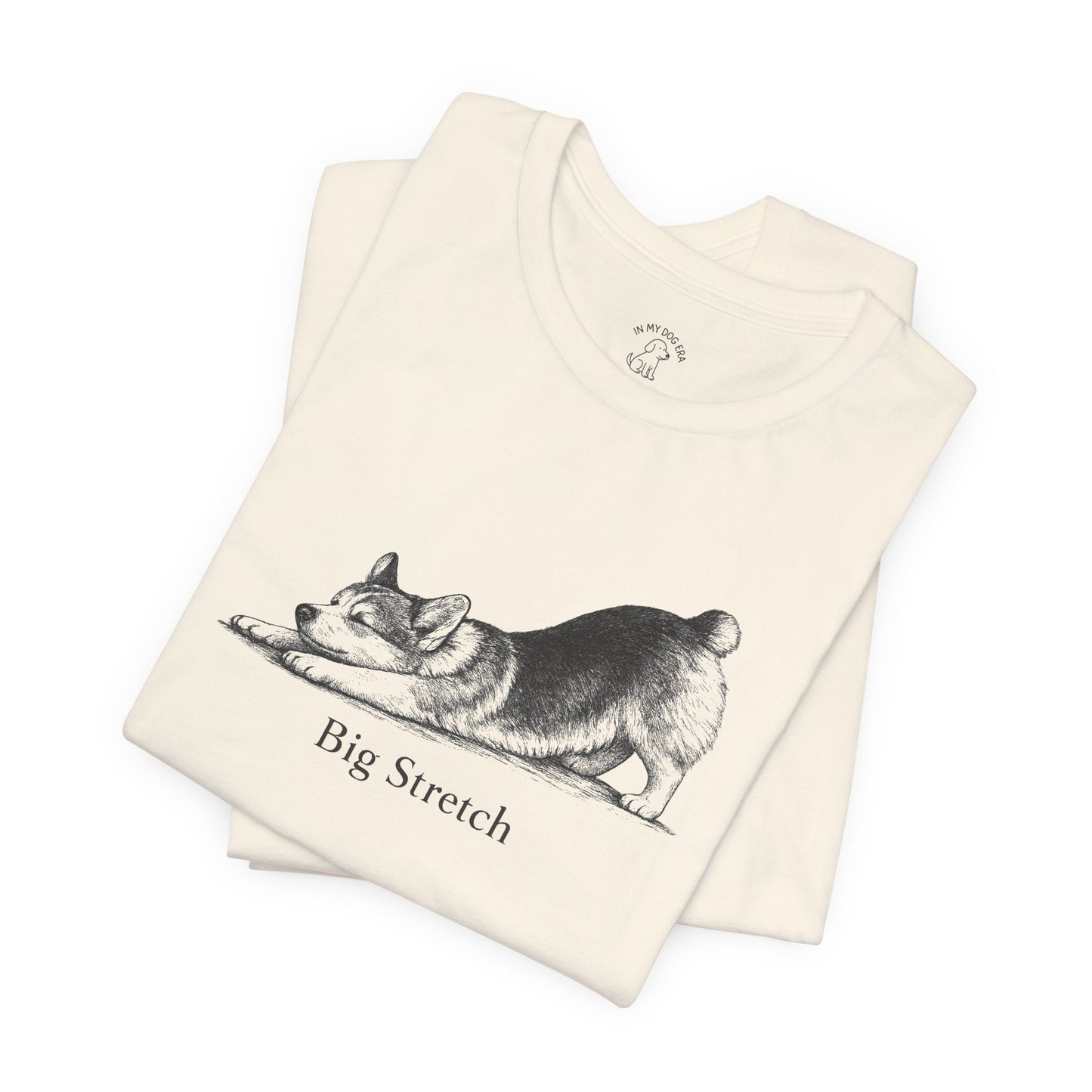 Big Stretch Corgi (Docked Tail) T-Shirt