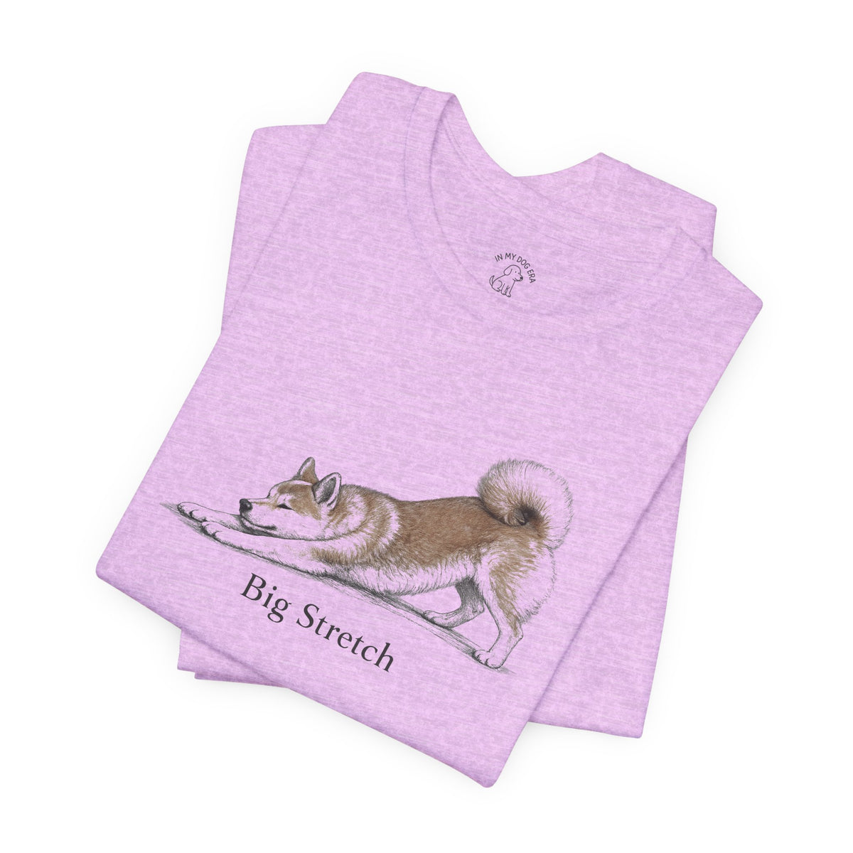Big Stretch Shiba Inu T-Shirt