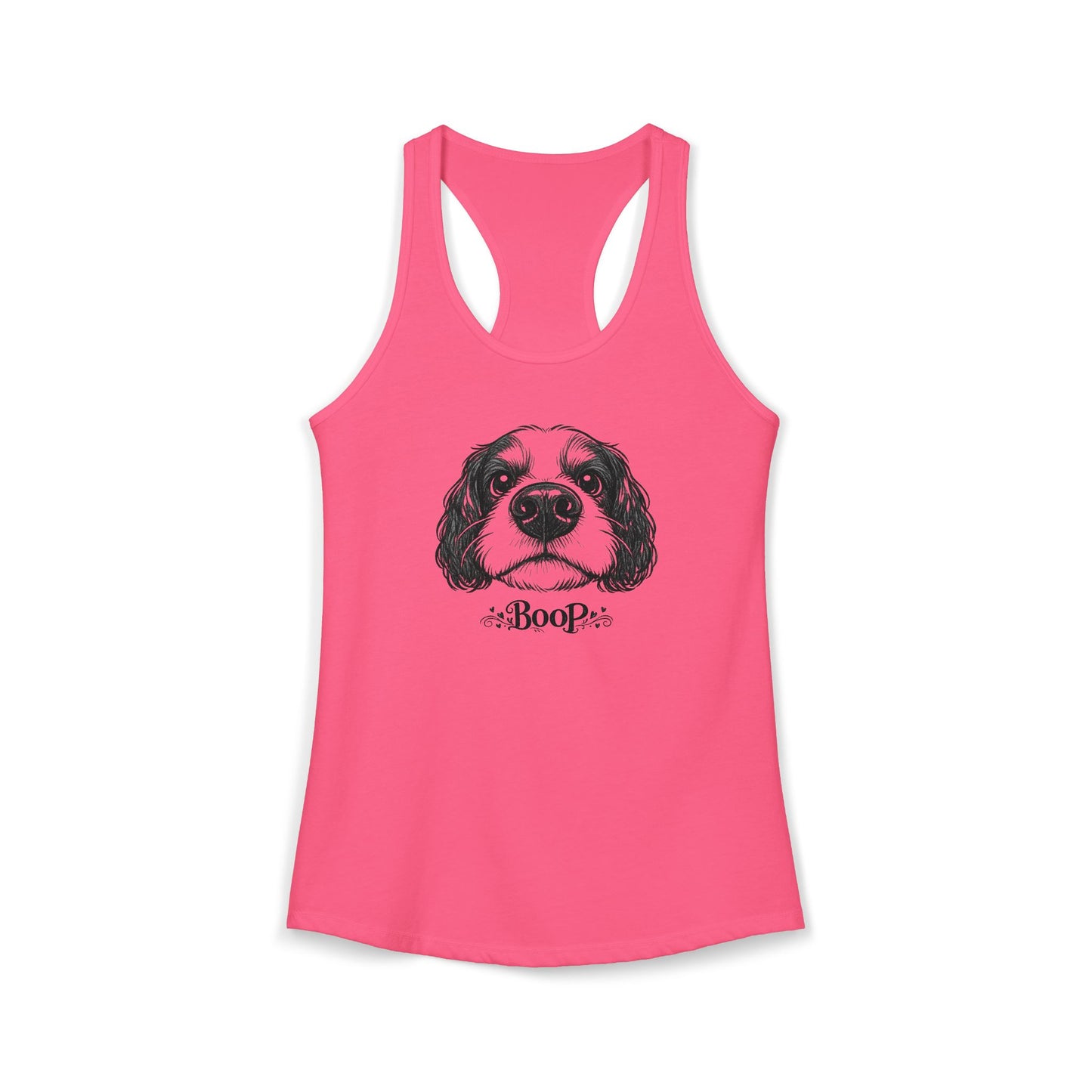 BOOP Cavalier King Charles Spaniel - Women's Racerback Tanktop