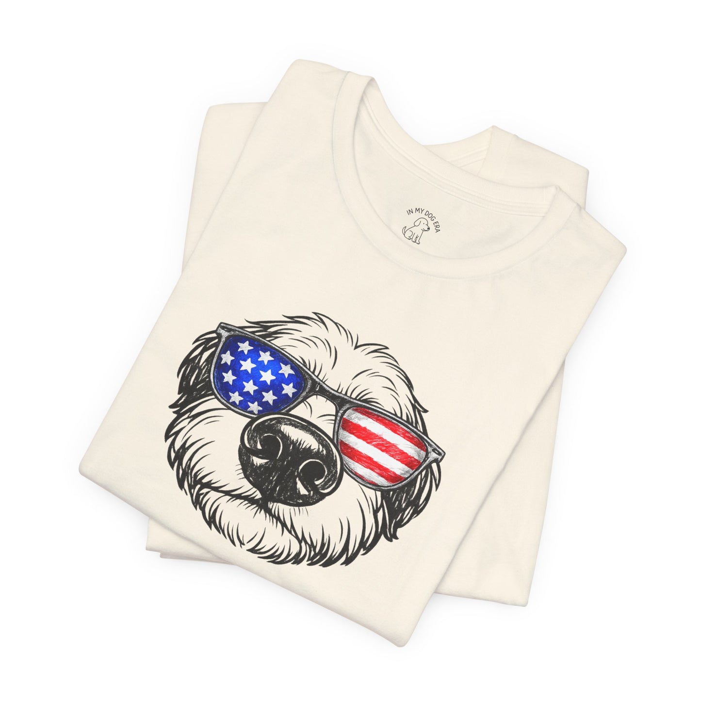 Red, White & BOOP Bernedoodle T-Shirt
